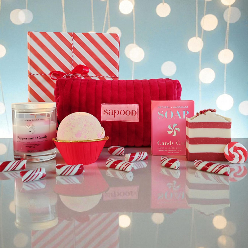 Sapoon candy cane poklon